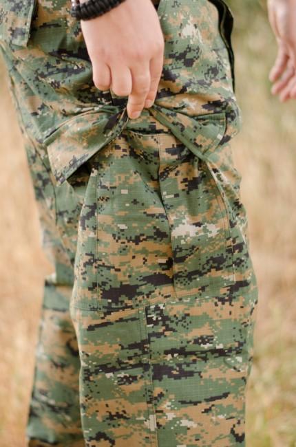 MFH BDU Rip-Stop Men's Pants, Digital Woodland