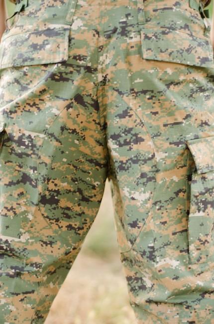 MFH BDU Rip-Stop Men's Pants, Digital Woodland