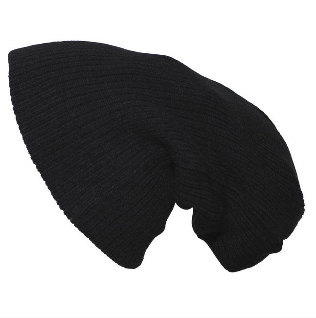 MFH Knitted Extra Long Beanie, Black