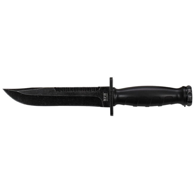 MFH Mission Combat Knife, Plastic Handle, Sheath