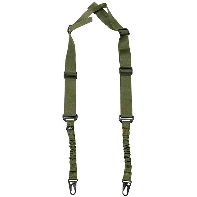 MFH Bungee Sling, 2-Point, Olive Green