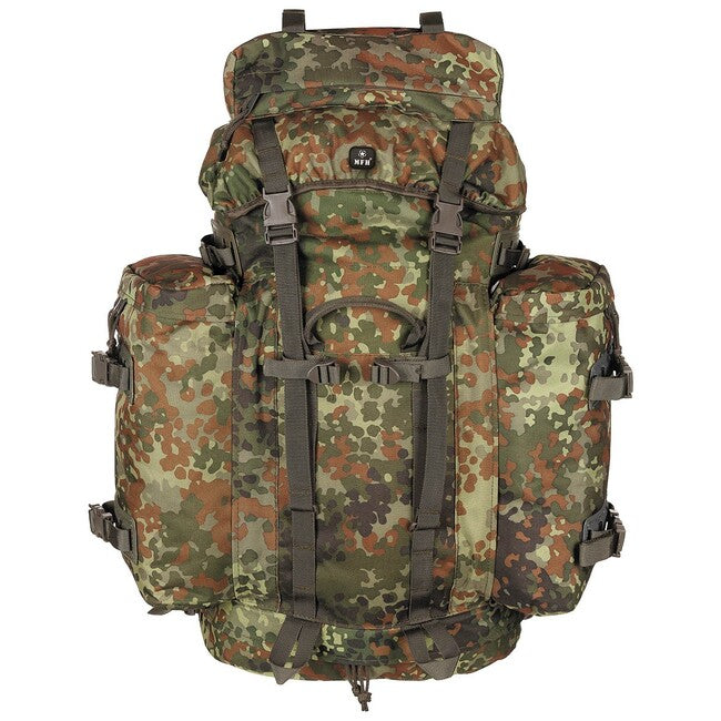 MFH BW Mountain Backpack, Flecktarn, 80L