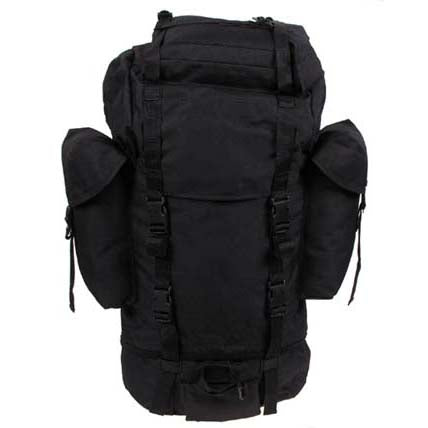 MFH BW Waterproof Backpack, Black, 65L