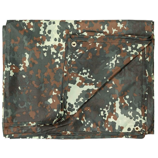 MFH Celta Camouflage Net with Eyelets, Flecktarn 3 x 4 m