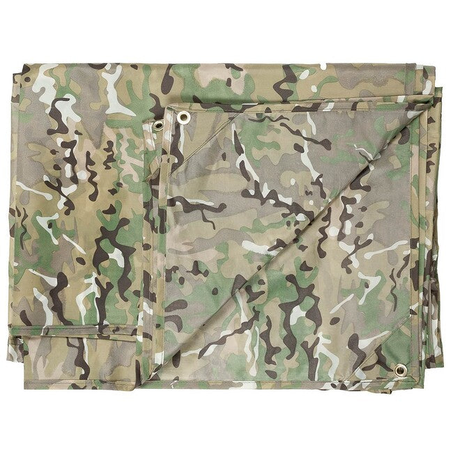 MFH Celta Tarp with Eyelets, Operation-Camo 4 x 5 m