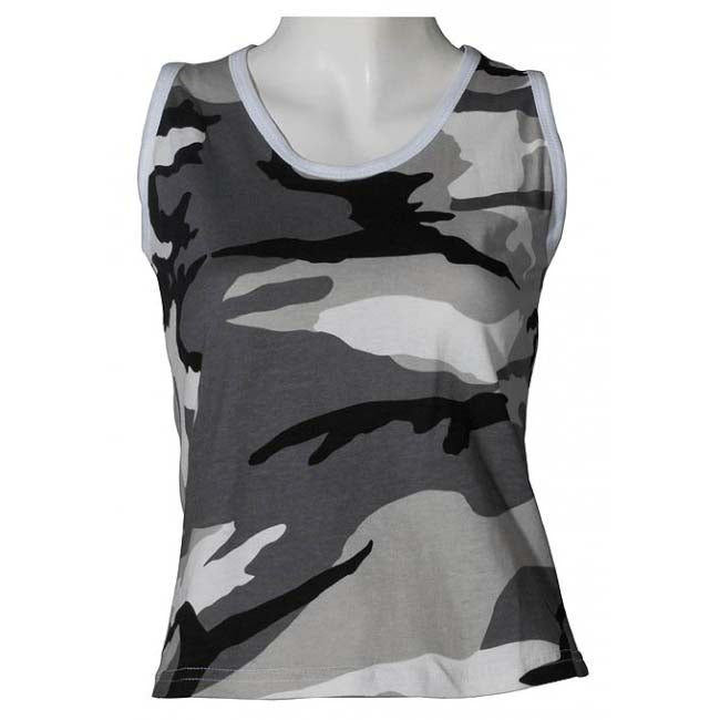 MFH Women's Tank Top Metro Camo