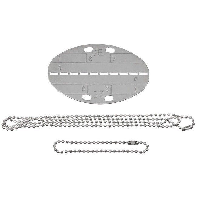 MFH Dog Tag Oval with Chain