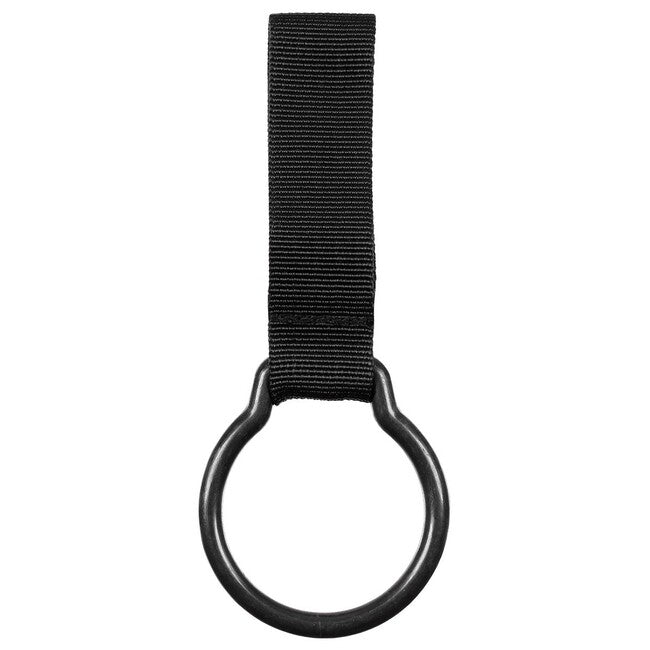 MFH Flashlight Holder with Ring, Black