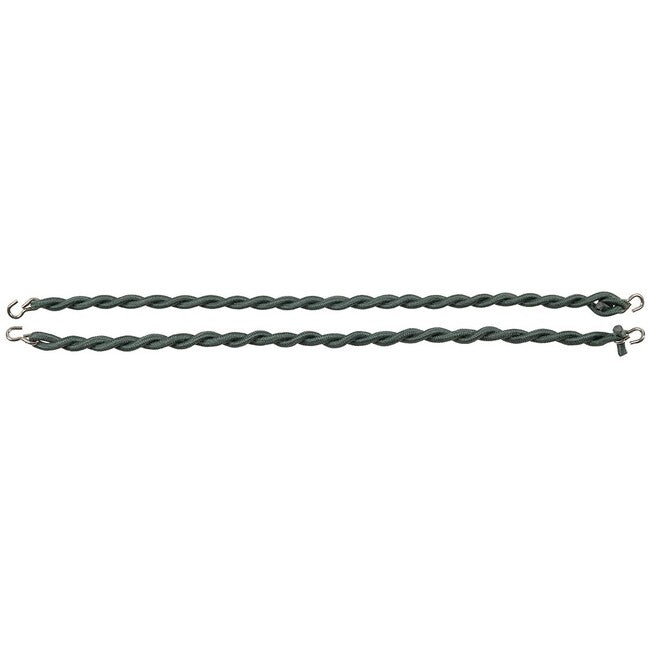 MFH Elastic Trouser Straps with Metal Hooks Pants, OD Green