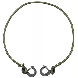 MFH Expander 100 cm 8 mm, Olive, Snap Locks