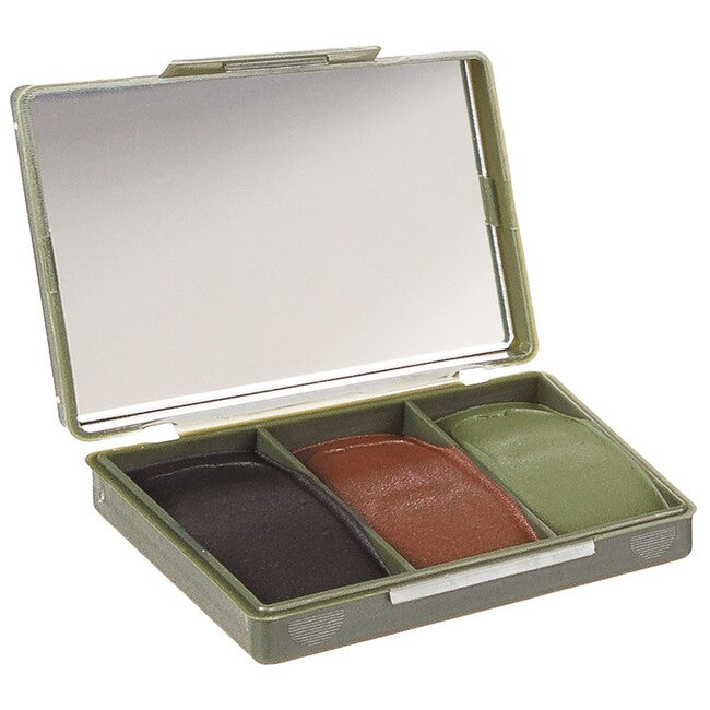 MFH GB Camo Face Paint, 3 Colors, with Mirror, 45 g