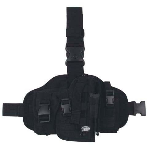 MFH Fighter Leg Holster, Black