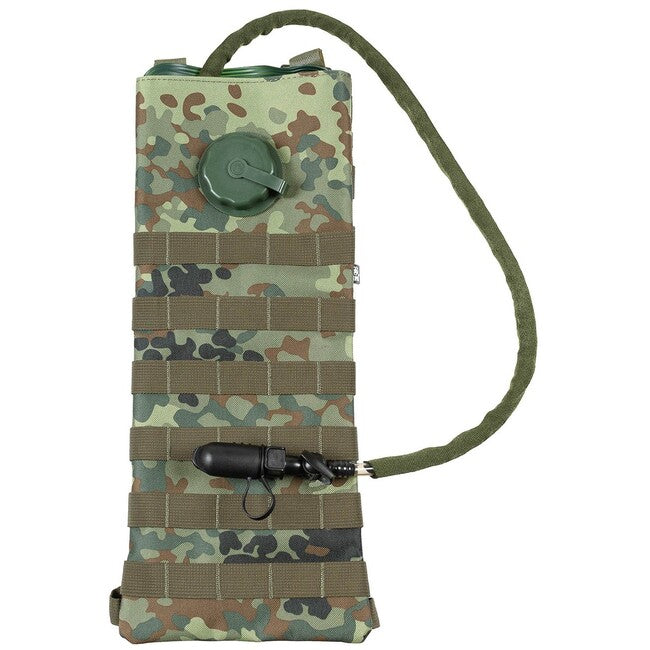 MFH Hydration Bladder with TPU Tube MOLLE, 2.5L, BW Camo