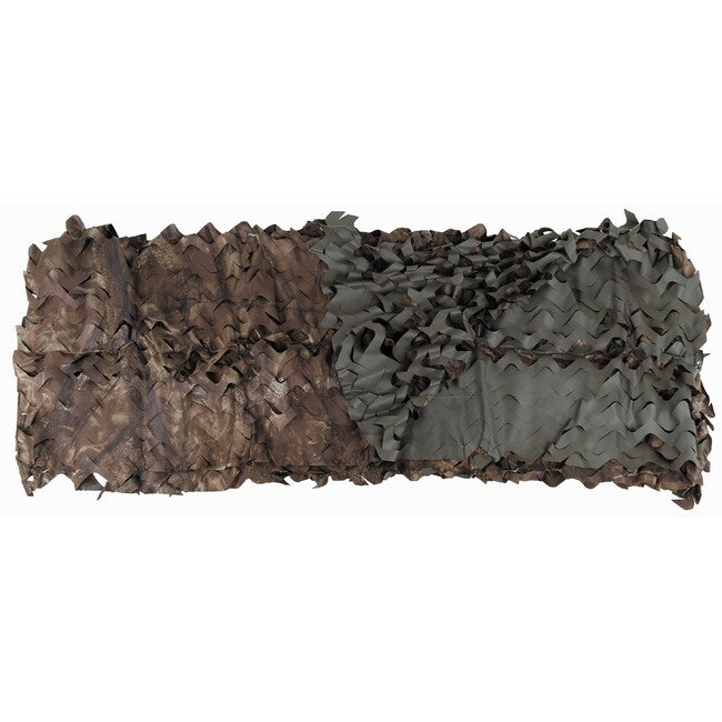 MFH Camouflage Net, 2 x 3 m, Double-sided, Hunting Brown / OD Green