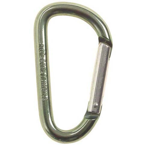 MFH Carabiner, Olive, 80x8mm