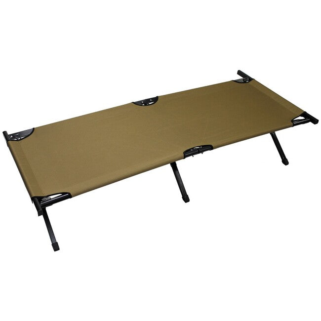 MFH Camping Folding Cot 190 x 66 x 42cm, Coyote
