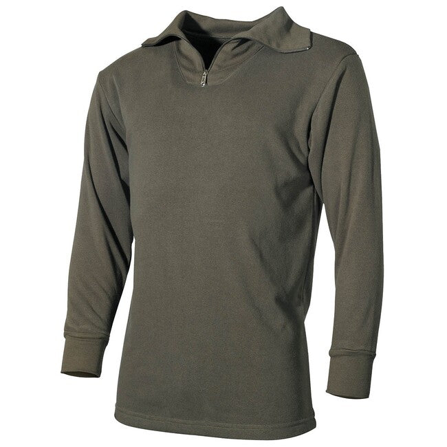 MFH BW Plush Tricot srajca, OD green
