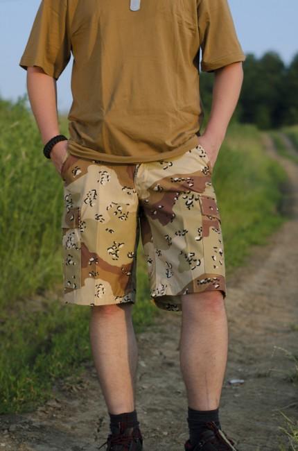 MFH BDU Men's Shorts, 6Col Desert