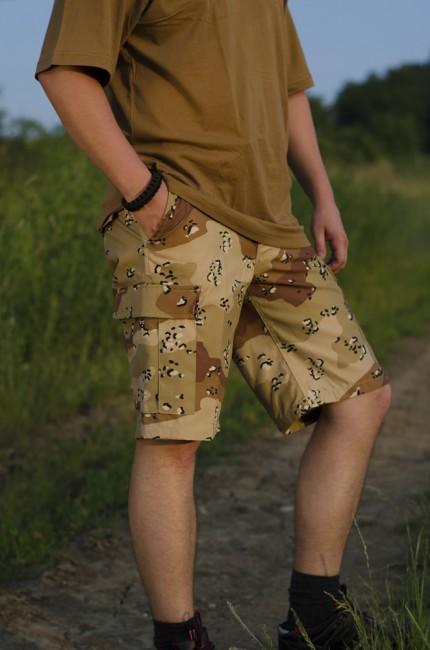 MFH BDU Men's Shorts, 6Col Desert