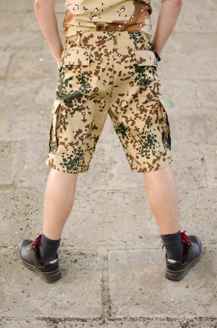 MFH BDU Men's Shorts, BW Tropical Camo