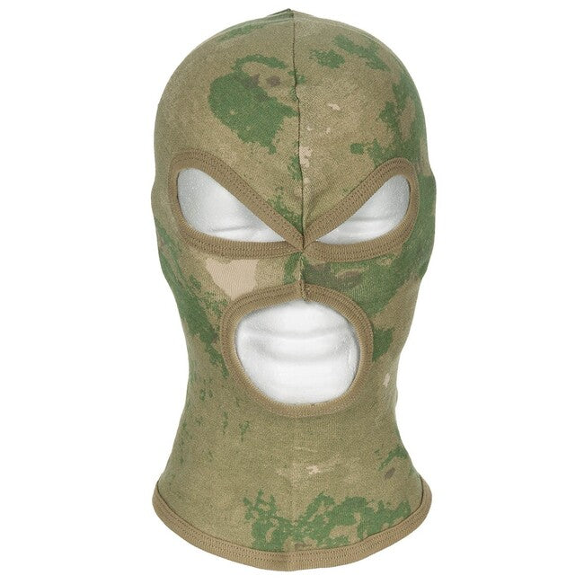 MFH Balaclava, 3 Holes, Thin HDT-camo FG