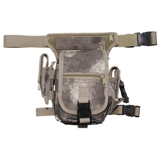 MFH Leg Bag with Hip and Leg Attachment Belt, HDT-Camo