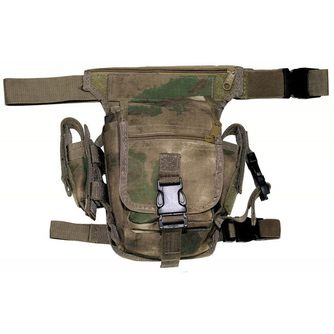 MFH Leg Bag with Hip Belt Attachment, HDT-camo FG