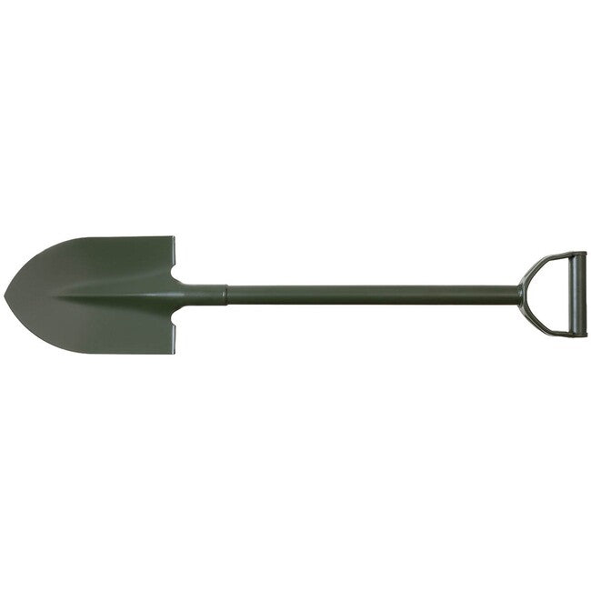 MFH Spade Type I, Green, D-Handle, Steel