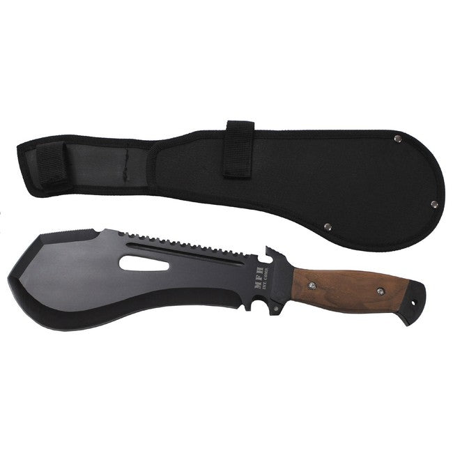 MFH Extreme Machete, Black, 39cm with Sheath and Saw