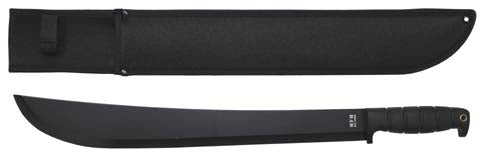 MFH Kongo Machete, Black with Sheath, 57cm