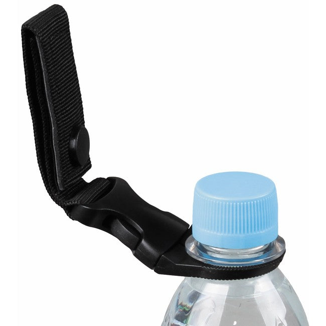 MFH Molle Plastic Bottle Holder, Black