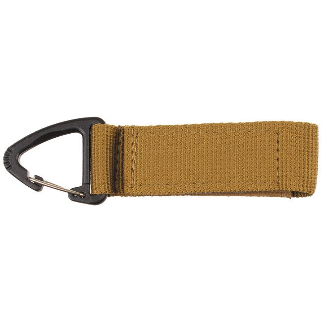 MFH Molle Carabiner with Safety, Coyote
