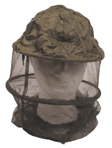 MFH Mosquito Head Net with Frame, Olive