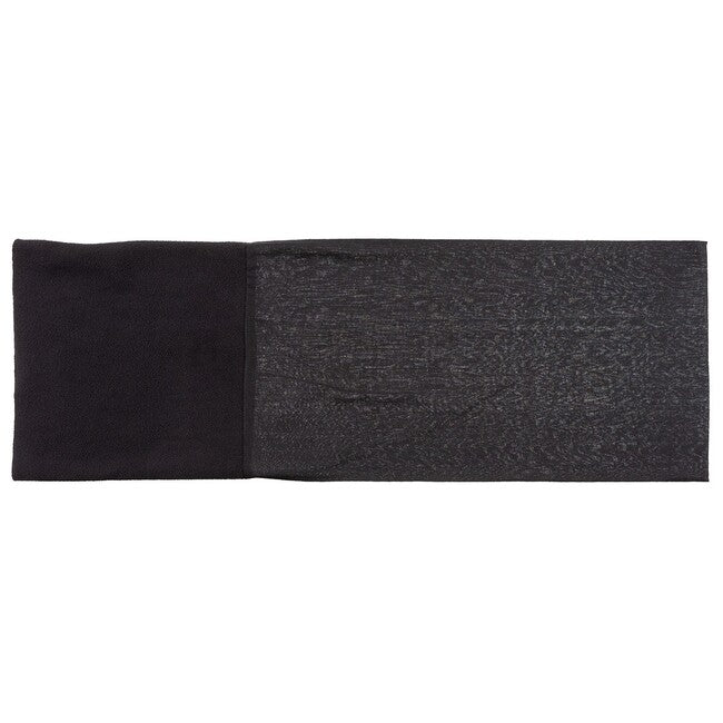 MFH Neck Gaiter with Head Coverage, Fleece, Black