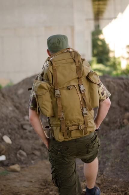 MFH BW Waterproof Backpack Coyote 65L
