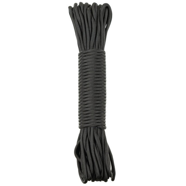 MFH Nylon Rope, Black, 15 meters