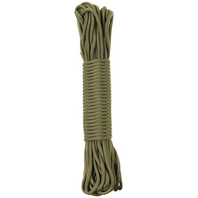 MFH Nylon Rope, OD Green, 15 meters