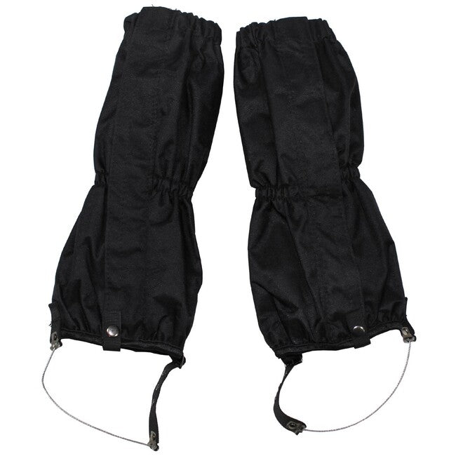 MFH Protective Sleeves, with Zipper and Steel Cable, Black