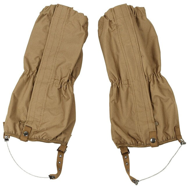 MFH Protective Sleeves with Zipper and Steel Cable, Brown