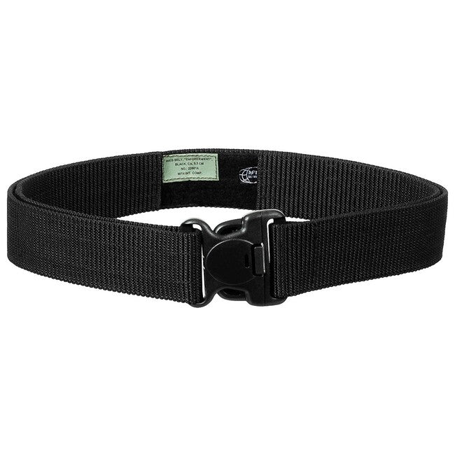 MFH Enforcement Belt, Black, approx. 5.5 cm