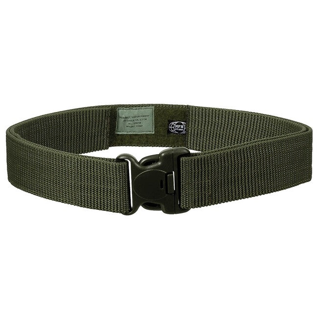 MFH Enforcement Belt, OD Green, 5.5 cm