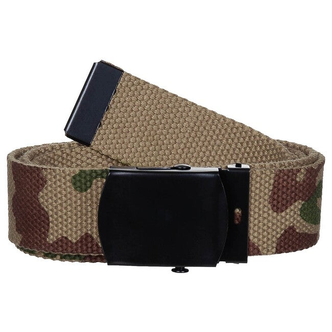 MFH Belt with Metal Buckle 3cm, Tropical Camo