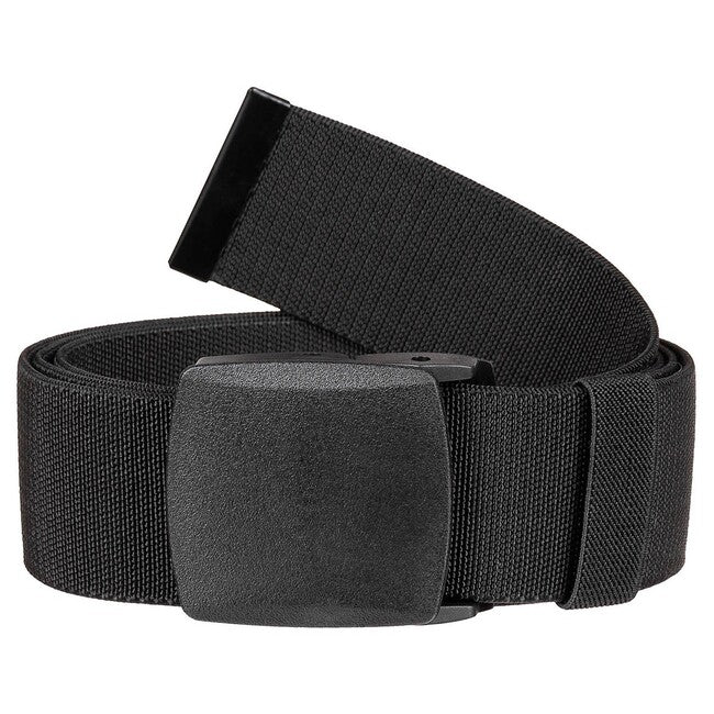 MFH Tactical Elastic Belt, Black, 4.8 cm