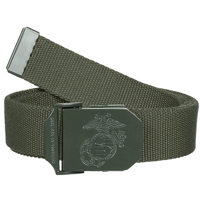 MFH USMC Web Belt, Olive Drab, approx. 3.5 cm