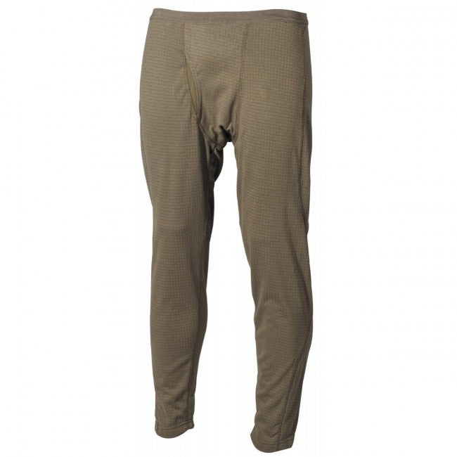 MFH Men's Thermal Underwear Bottoms, Olive, Level 2