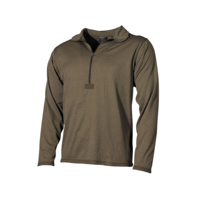 MFH Men's Thermal Undershirt, Olive, Level 2