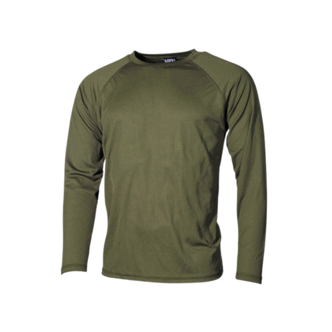 MFH Men's Thermal Undershirt, Olive, Level 1