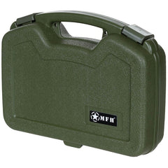 MFH Pistol Case, Plastic, Large, Lockable, OD Green