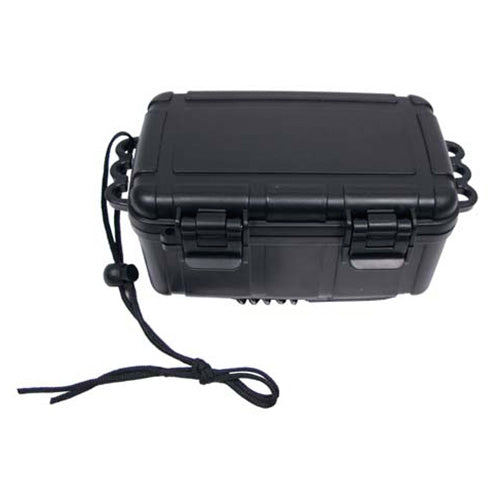 MFH Plastic Waterproof Box, Black, 20 x 11.5 x 8.5 cm
