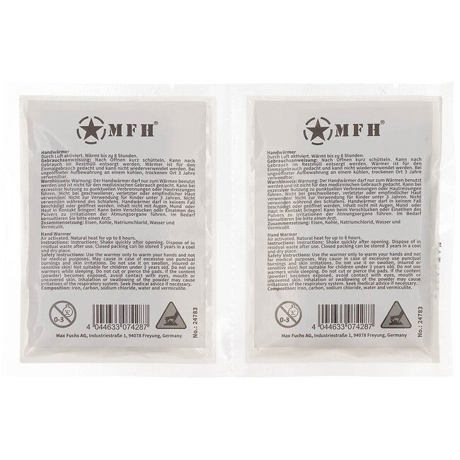 MFH Hand Warmer Pad, Single Use